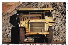Dust Rock Mine Truck